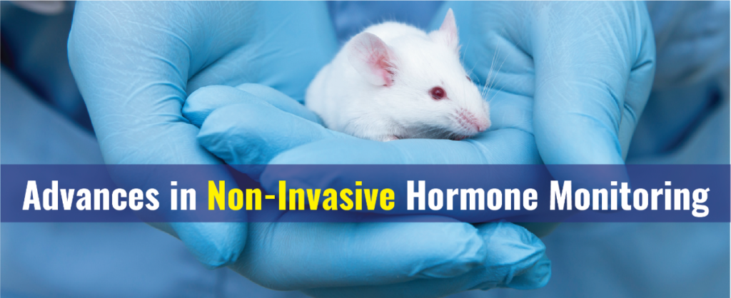 non-invasive hormone monitoring image with a mouse